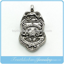 TKB-P0111 BREAST BADGE URN PENDANT-"SECURITY SPECIAL OFFICER METAL,GOLD,7POINT STAR,W/LIBERTY BELL CENTER STAR
